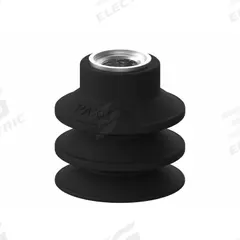 PIAB Vacuum Pad: Multi-Bellows, w/o Adapter, 42 mm Pad Dia, Nitrile/PVC, Black, 60A, PAXB (MPN S.PAXB42NP60.XXX.00). Key specifications — attr1019101: S.PAXB42NP60.XXX.00; attr1019103: PIAB; attr1019107: 60A.
