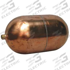 NAUGATUCK Float Ball: Float Ball, 1/4"-20 Machine Thread, 1/4"-20 Thread Size, Machine Thread (MPN GR3X720CU). Key specifications — Connection Location: External; Brand: NAUGATUCK.