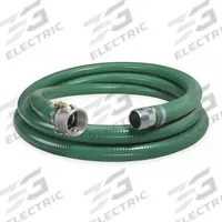 Water Suction and Discharge Hose: 2 in Hose Inside Dia., 79 psi, Green, 2 in x 2 in Fitting Size (MPN SP200-20CN-G). Key specifications — Temp. Range: 0° to 158°F; Hose Color: Green; Brand: ALLIANCE HOSE & RUBBER.