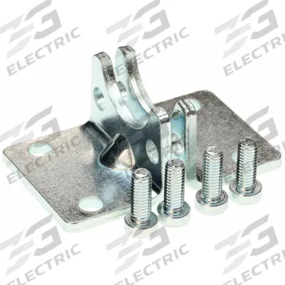 SMC Foot Bracket: Foot, Fits 80 mm Bore Dia, 100 mm Overall Lg, Steel, M10 Thread Size - Foot Mounting Hardware