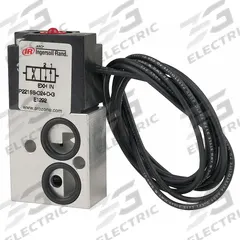 ARO Solenoid Air Control Valve: Premair, Four-Way / Two-Position, 120V AC/12V DC/24V DC, 125 psi (MPN P221SS-024-D). Key specifications — attr1092969: Non-Locking; attr1086920: P221SS-024-D; attr1092977: Spring Return.
