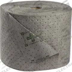 BRADY SPC ABSORBENTS Sorbent Roll: Gray, Polypropylene, 300 ft Roll Lg, 15 in Roll Wd, Bale (MPN HT215). Key specifications — Brand: BRADY SPC ABSORBENTS; Material: Polypropylene.