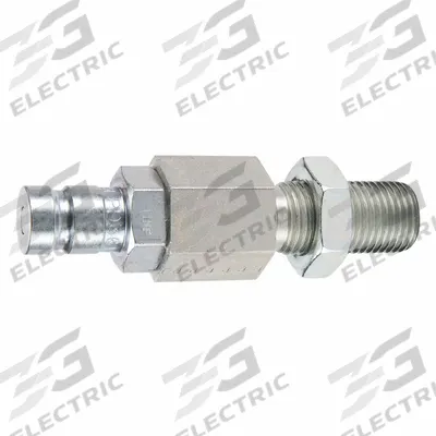 PARKER Nipple: 1/8 in, 9/16"-18 Thread Size, Male Bulkhead Seal-Lok, Bulkhead Seal-Lok - PD Series Hydraulic Quick-Connect Coupling Plugs