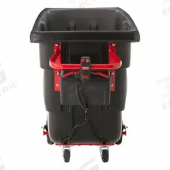 RUBBERMAID COMMERCIAL PRODUCTS Tilt Truck: 13.5 cu ft, 850 lb, 57 1/4 in L x 29 1/4 in W x 38 in H (MPN 2173519). Key specifications — Color: Black; Brand: RUBBERMAID COMMERCIAL PRODUCTS; Caster/Wheel Configuration: (2) Axle-Mounted.