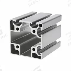 T-Slot Framing System Profiles: Square, 40 Series, Smooth, Quad, 3 m Nom Lg, 80 mm x 80 mm, 6 Slots (MPN 40-8086-LITE-3M). Key specifications — Brand: 80/20; Material: Aluminum.