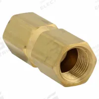 APPROVED VENDOR Piston Spring Check Valve: Piston, Inline Valve Body, 1/2 in Pipe Size, FNPT x FNPT (MPN CHK BRS 815-8F8F-F). Key specifications — Brand: APPROVED VENDOR.
