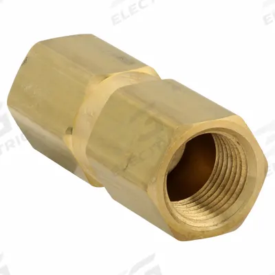 APPROVED VENDOR Piston Spring Check Valve: Piston, Inline Valve Body, 1/2 in Pipe Size - Brass Inline Piston Check Valves