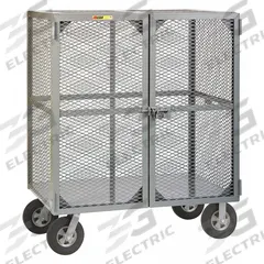 LITTLE GIANT Security Cart: 1,500 lb, 48 in L x 30 in W Self, 0 Shelves, White, No Handle, Rubber (MPN SCN-3048-10SR). Key specifications — Shelf Type: Fixed; Caster Brake Type: No Brake Included; Brand: LITTLE GIANT; Caster/Wheel Configuration: (2) Rigid; Shelves Included: None.