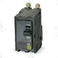 SQUARE D Miniature Circuit Breaker: 80 A, 120/240V AC, Single Phase, 22kA at 120/240V AC, 2 Poles (MPN QOB280VH). Key specifications — Phase: Single; Amps: 80 A; AC Voltage Rating: 120/240V AC; Max. AIR Rating: 22kA at 120/240V AC; For Use With: Square D NQOD Panelboards; Brand: SQUARE D.