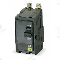 SQUARE D Miniature Circuit Breaker: 80 A, 120/240V AC, Single Phase, 22kA at 120/240V AC, 2 Poles (MPN QOB280VH). Key specifications — Phase: Single; Amps: 80 A; AC Voltage Rating: 120/240V AC; Max. AIR Rating: 22kA at 120/240V AC; For Use With: Square D NQOD Panelboards; Brand: SQUARE D.