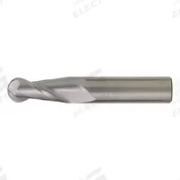 CLEVELAND Ball End Mill: Carbide, TiAlN Coated, 2 Flute, 5/16" Mill Dia, 1-5/8" LOC, 4" OAL (MPN C80945)