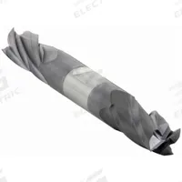 YG-1 Square End Mill: Carbide, TiAlN Coated, Double End, 4 Flute, 1/2" Mill Dia, 1" LOC, 4" OAL (MPN 13593TF)