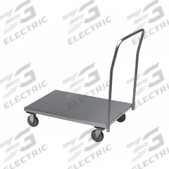 JAMCO Platform Truck: 1,200 lb, 36 in L x 24 in W x 9 in H Deck, Phenolic, 5 in Caster Dia, Smooth (MPN XP236N800). Key specifications — Brand: JAMCO; Caster/Wheel Configuration: (2) Rigid; Color: Silver; Caster Wheel Width: 3 in.