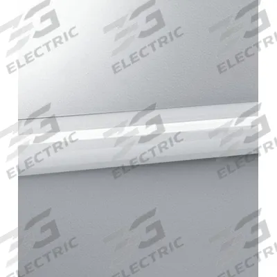 PAWLING Accent Rail: EBR-30, PVC, Linen White, 2 in Overall Ht - PVC Crash Rails & Bumper Guards