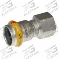 APOLLO Crimp Adapter Fitting: 3/4 in Pipe x 3/4 in Pipe Size, Press-fit x FNPT, HNBR, SmartPress (MPN 123456832). Key specifications — Brand: APOLLO; Series: SmartPress.