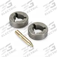 MILLER ELECTRIC Drive Roll Kit: 2-Roll, 0.03 in, V-Groove, 0.03 in (MPN 079594). Key specifications — attr30202: Multimatic 255; attr30204: SuitCase 8VS; attr30206: Solid; attr30197: MILLER ELECTRIC; attr30194: 079594.