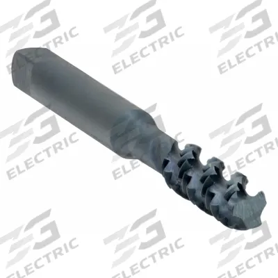 CLEVELAND Spiral Flute Tap: #10-24 UNC, H3 / 2B, 3 Flute, Bottoming Chamfer (MPN C58437) - General Purpose Spiral-Flute Taps