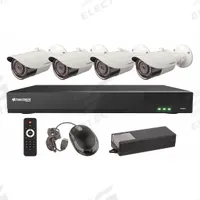 VITEK Video Surveillance Digital Systems: Bullet, 4 Cameras Included, 2.8 mm Max Focal Lg, 5MP (MPN VT-TH5KT810TB-2). Key specifications — Brand: VITEK; Camera Operating Voltage: 12V DC; Camera Resolution: 5MP; Lens Type: Fixed.