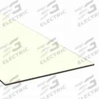 PEI Sheet: 0.04 in Thick, 24 in x 4 ft, Opaque, Amber, 17,000 psi Tensile Strength, 0.5 ft-lb/in (MPN 1NRK4). Key specifications — Clarity: Opaque; Impact Strength: 0.5 ft-lb/in.