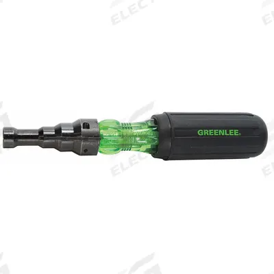 GREENLEE Conduit Fitting Screwdriver: Steel, 1 in Max Pipe Size, 1/2 in Min Pipe Size - Screwdriver-Style Tubing & Conduit Reamers