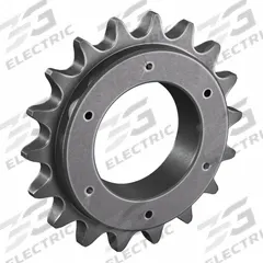 TRITAN Bushed Roller Chain Sprocket: For 100 Chain, 18 Teeth, 7.198 in Pitch Dia, Steel (MPN 100E18H). Key specifications — Brand: TRITAN; Required Bushing Series: E.