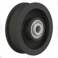 BREWER MACHINE & GEAR Flat Belt Idler Pulley: 41/64 in Bore, 4.5 in OD, Cast Iron, Ball Bearing (MPN P1B). Key specifications — Bearing Type: Ball; Brand: BREWER MACHINE & GEAR.