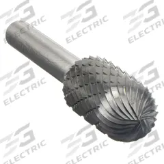 WIDIA Carbide Bur: Ball-Nosed Cylinder, SC-5, Double Cut, 1/2" x 1" Head, 1/4" Shank (MPN M41299). Key specifications — Trade Number: SC-5; Brand: WIDIA METAL REMOVAL.