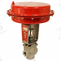 PARKER Pneumatic Globe Control Valve: Stainless Steel, 1 in Pipe Size, FNPT x FNPT, Air to Spring (MPN M314-4211). Key specifications — Brand: PARKER; Disc Material: 17-4PH Stainless Steel; Connection Type: FNPT x FNPT.