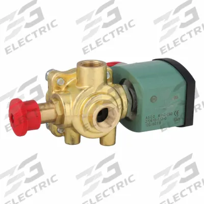 REDHAT Solenoid Valve: 4-Way, 3/8 in Pipe Size, 120V AC, Watertight/Without Junction Box - 4-Way/2-Position, Configurable Solenoid Valves