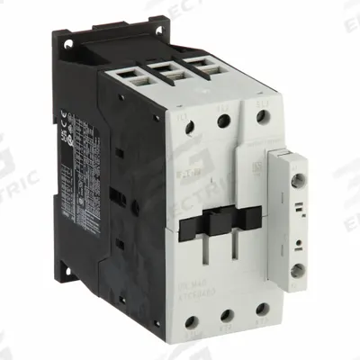 EATON Magnetic Contactor: Non-Reversing, 3 Poles, 3NO Contacts, 40 A - Non-Reversing IEC Contactors