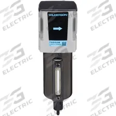 WILKERSON Compressed Air Filter: Particulate, 3/8 in NPT, 5 micron, 82 cfm, 250 psi Max Op Pressure (MPN F18-03-SL00B). Key specifications — attr110055: F18; attr110008: WILKERSON.