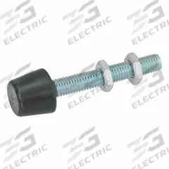JW WINCO Toggle Clamp Spindle Assembly: Neoprene Tip / Steel Screw, M8, 68 mm Lg, 50 mm Thread Lg (MPN 708.1-M8-68-A-ST). Key specifications — Brand: JW WINCO; Material: Neoprene; Body Material: Steel; Thread Size: M8; Includes: Hex Nut; Compatible with Series: GN 809; Spindle Construction: Neoprene Tip / Steel Screw.