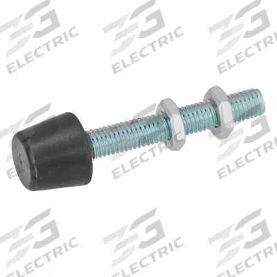 JW WINCO Toggle Clamp Spindle Assembly: Neoprene Tip / Steel Screw, M8, 68 mm Lg - Neoprene Spindle Assemblies