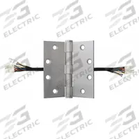 BEST Electrified Hinge: Steel, 4 1/2 in Leaf Ht, 4 1/2 in Leaf Wd (MPN CECB179-12C45X45US26DQUICKCONNECT). Key specifications — Material: Steel.