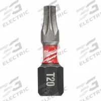 MILWAUKEE Insert Bit: Insert Bit, T20 Bit Size, Imperial, Torx® Head, T20 Bit Industry Size, 25 PK (MPN 48-32-4135). Key specifications — attr1119738: Hex; attr1119735: Imperial; attr1119740: Standard; attr1119734: Alloy Steel; attr1119737: Insert Bit; attr1119741: MILWAUKEE.