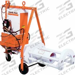POSI LOCK Rail Bearing Puller: 100 ton Capacity with Attachments, 100 ton Cylinder Nominal Capacity (MPN PR2100S). Key specifications — attr1281901: Double Acting; attr1281912: 115V AC; attr1281915: PR; attr98874: POSI LOCK; attr96739: Electric/Hydraulic Power Unit; attr1281911: Roller Bearing Puller; attr1177737: Electric Pump.