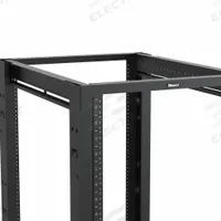 PANDUIT 4-Post Rack: 45 Rack Units, Free-Standing Mount, 84 in x 23 1/4 in x 30 in, Steel, 4-Post (MPN R4P). Key specifications — Brand: PANDUIT; Includes: (16) 3/8 in Grounding Washer; Material: Steel; Features_Broad: 4-Post.