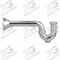 ZURN Trap: Cast Brass, Chrome-Plated, Silver, 1 1/4 in Nominal Pipe Size, 10 in Overall Lg (MPN Z8700BD-PC). Key specifications — Finish: Chrome-Plated; Includes: Brass Swivel Nuts; Includes Cleanout: Yes; Brand: ZURN; Material: Cast Brass.