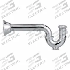 ZURN Trap: Cast Brass, Chrome-Plated, Silver, 1 1/4 in Nominal Pipe Size, 10 in Overall Lg (MPN Z8700BD-PC). Key specifications — Finish: Chrome-Plated; Includes: Brass Swivel Nuts; Includes Cleanout: Yes; Brand: ZURN; Material: Cast Brass.