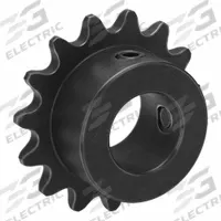 TRITAN Roller Chain Sprocket: 25, For 1/4 in Chain Pitch, 1/2 in Bore Dia, 15 Teeth, Steel (MPN 25BS15H X 1/2). Key specifications — Brand: TRITAN.