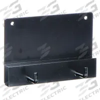 GLARO Umbrella Bag Holder: 6 in Overall Wd, 4 in Overall Ht, Satin Black, Wall Mount, Not Compatible (MPN WVB11BK). Key specifications — Brand: GLARO; Finish: Satin Black; Holder Style: One-Sided Capacity.