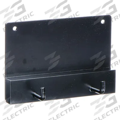 GLARO Umbrella Bag Holder: 6 in Overall Wd, 4 in Overall Ht, Satin Black, Wall Mount