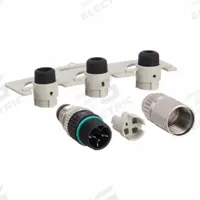 HARTING M8 Circular Connector: A Coded, 3 Pin, M8 Male Thread with Straight Connection, IP67 (MPN 21021511305). Key specifications — Brand: HARTING; IP Rating: IP67; Housing Material: Zinc Die-Cast; Connector Body Type: Pin; Coding: A; Voltage Rating: 32V; Wiring Type: HARAX Quick-Connect.