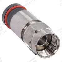 POWER FIRST Coaxial Connector: Male, Connector, Black, Compression, RG-6, 1 GHz Max Freq, 10 PK (MPN 1UKD4). Key specifications — Product Type: Connector; Brand: POWER FIRST; Color: Black; Finish: Nickel-Plated; Gender: Male.