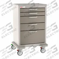 METRO General Medical Supply Cart with Drawers: Polymer/Steel, (2) Swivel/(2) Swivel with Brake (MPN MBX2201TL-TP). Key specifications — Material: Steel; Drawer Color: Dark Tan; Brand: METRO; Caster/Wheel Configuration: (2) Swivel with Brake; Cabinet Color: Taupe.