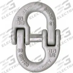 CROSBY Connecting Link: 100 Grade, 5/8 in Trade Size, 5/8 in Compatible Chain Trade Size, Hammerlock (MPN 1015145). Key specifications — attr994697: CROSBY; attr994690: Oblong.