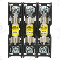 BUSSMANN Fuse Block: Open Block Design, 3 Pole, 600 V AC, Quick Connect/Screw, Non-Indicating (MPN BCM603-3SQ). Key specifications — Brand: BUSSMANN.