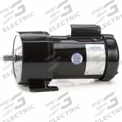 LEESON AC Gearmotor: Parallel, Single Output Shaft, Capacitor-Start, TEFC, 41 RPM, 0.5 hp Input (MPN 107017.00). Key specifications — Brand: LEESON; Full Load Current: 8.8/4.4 A.