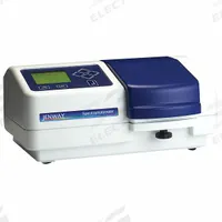 COLE PARMER UV Visible Spectrophotometer: 198 nm Wavelength - Min, 1,000 nm Wavelength - Max (MPN 9996869). Key specifications — Compatible with Product Type: Reagents; Brand: COLE PARMER; Accuracy: +/-2 nm; Includes: Interface Cable.