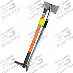 LEATHERHEAD TOOLS Halligan with Handle: Tool Kit, Flathead Axe/Halligan, 31.25 in Handle Lg, Round (MPN K-30-UFO-8). Key specifications — Brand: LEATHERHEAD TOOLS; Handle Material: High Carbon Steel; Includes Strap: No; Handle Shape: Round.